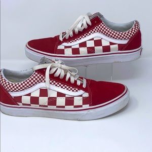 Vans Checkerboard Red Chili Pepper 🌶 Used Size 10